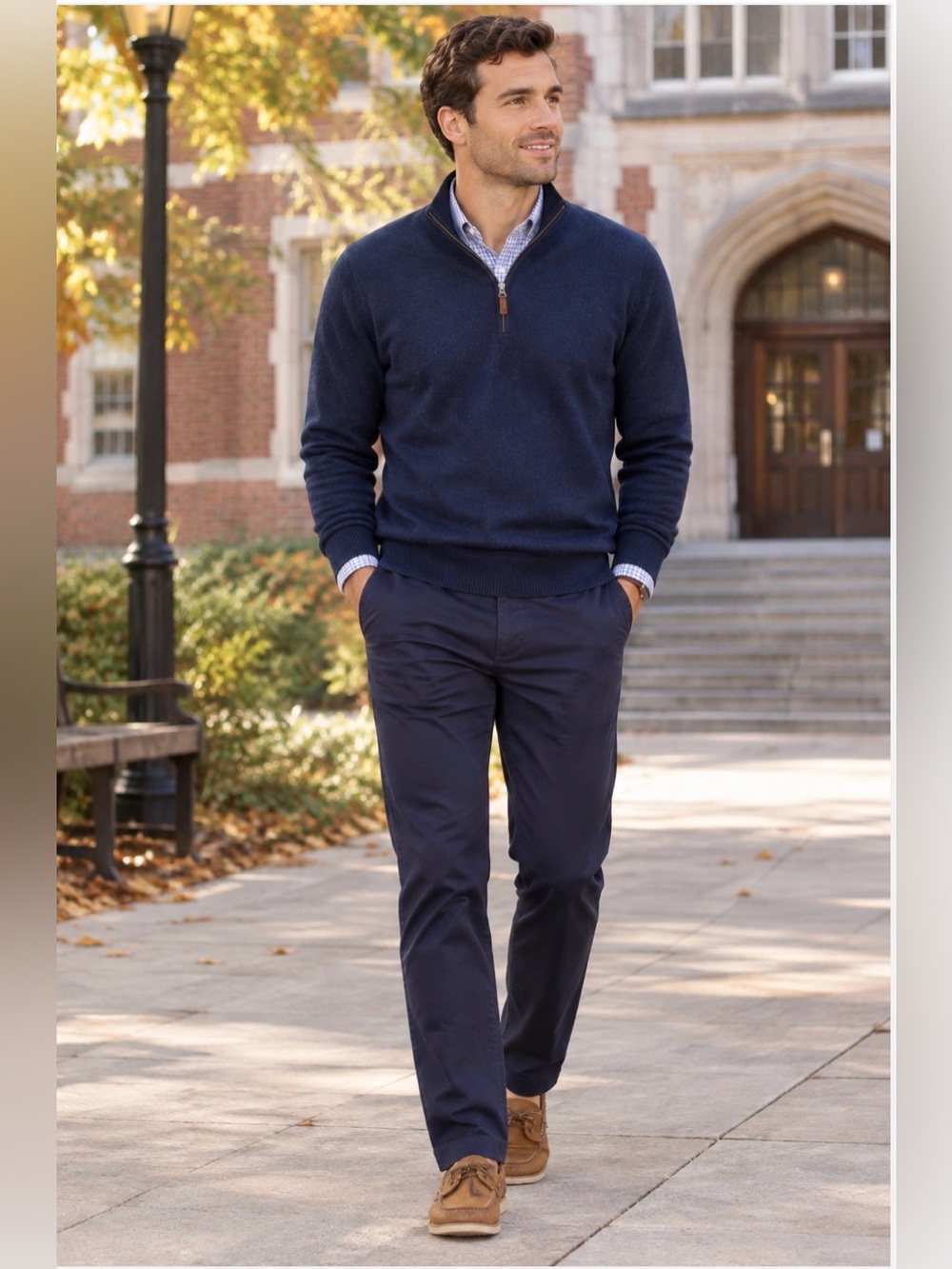 J. Crew Men's Navy Chino Pants 34x34